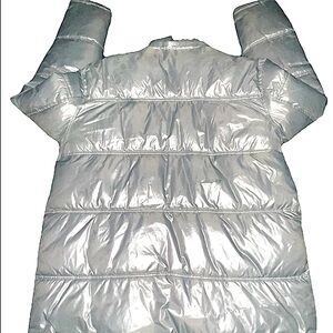 Guess Silver Puffer Jacket